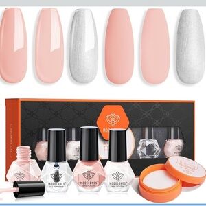 Nail Polish & Remover Pads Gift Set Modelones Pink